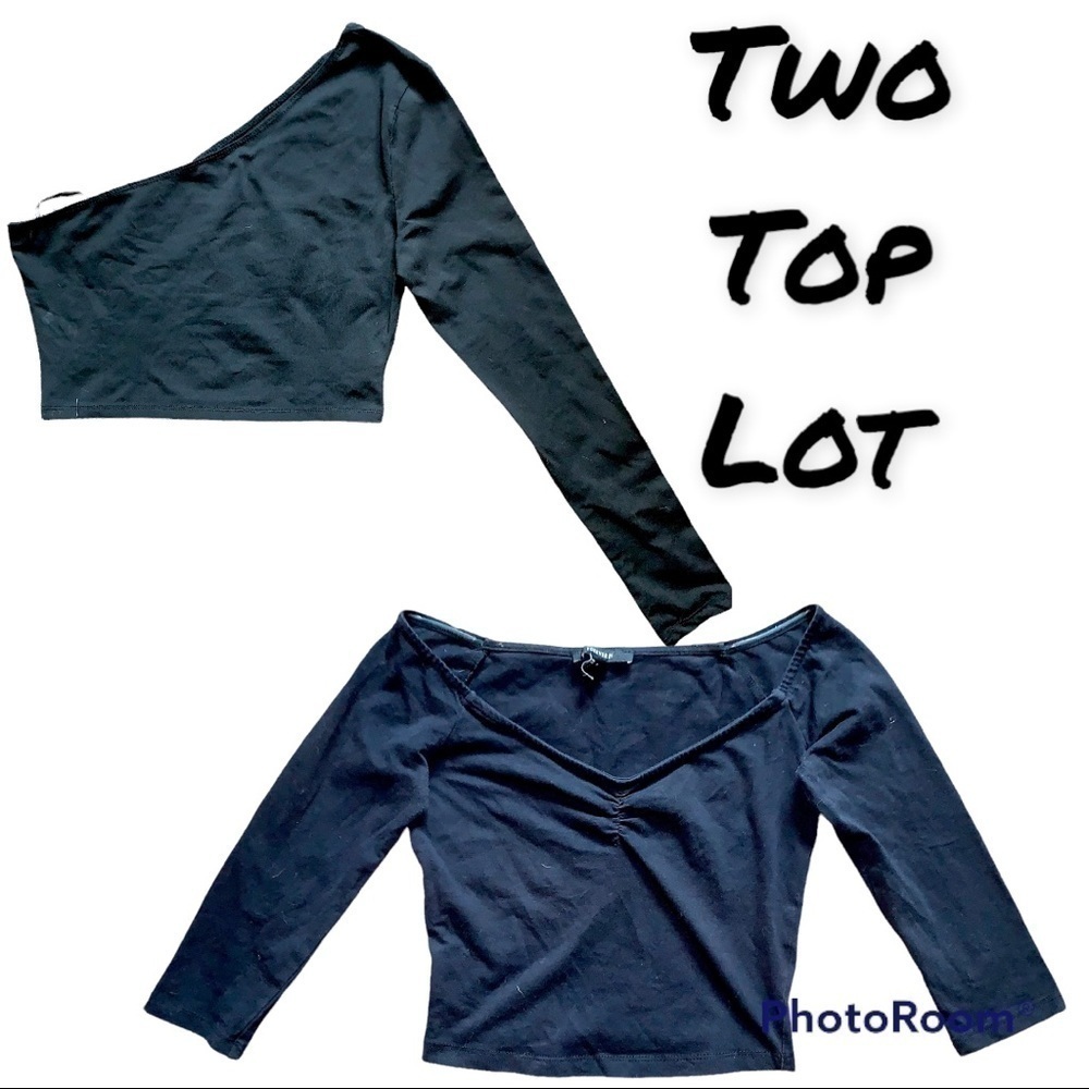 Forever 21 Black Crop Top Bundle XS